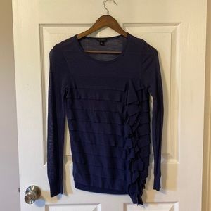 Navy Ann Taylor Blouse